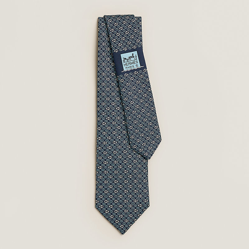 Maillonmorphose tie - Blue | Hermès USA